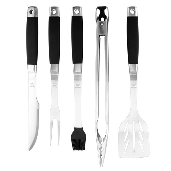 6-piece barbecue set, stainless steel - Zokura