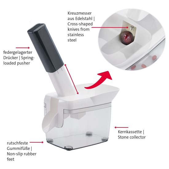 "Kernfix" device for removing pips from cherries - Westmark