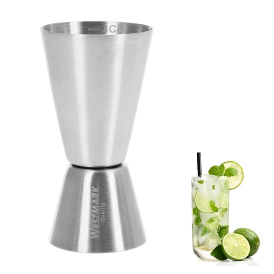 Double measuring beaker for cocktail, 20/40 ml - Westmark 