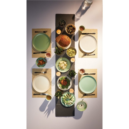 Juego de 4 platos de melamina, 28 cm - Colourworks