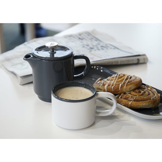 Set caffettiera e tazza da caffè "Barcelona", ceramica - La Cafetiere