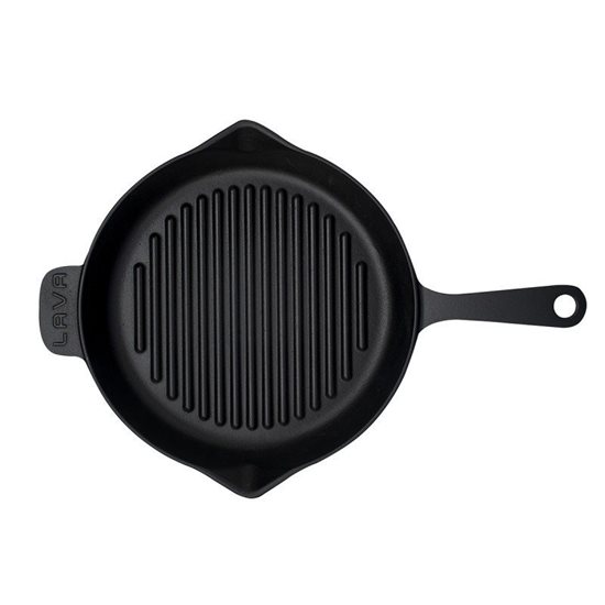 Grill pan, cast iron, 28 cm - LAVA brand