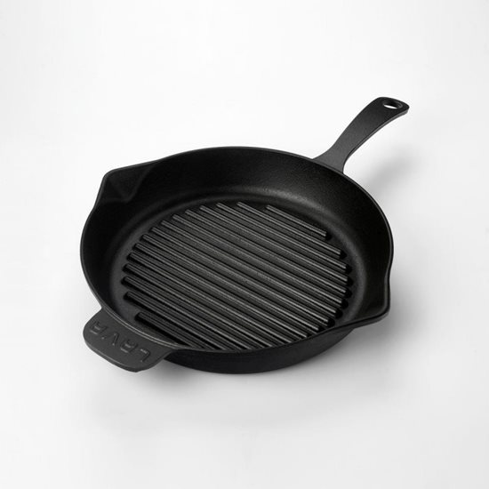 Grill serpenyő, öntöttvas, 28 cm - LAVA márka