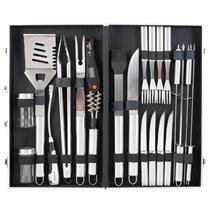 24-piece barbecue set, stainless steel - Zokura