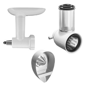 Attachment set for mincing meat, shredding/slicing and citrus press - KitchenAid brand