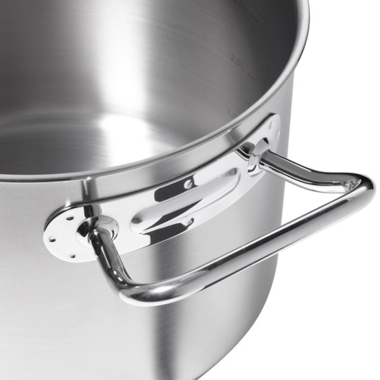 Stockpot with lid, 24 cm, 6 l, stainless steel, "Twin Classic" - Zwilling
