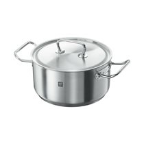 Stockpot with lid, 24 cm, 4.5 l, stainless steel, "Twin Classic" - Zwilling