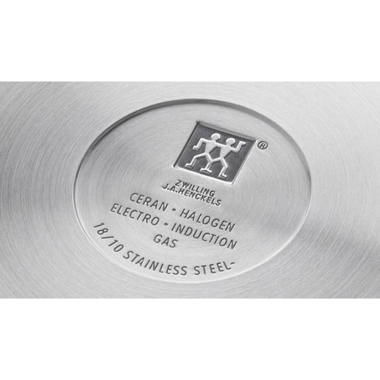 Stockpot with lid, 24 cm, 4.5 l, stainless steel, "Twin Classic" - Zwilling