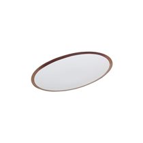 Copper Line oval platter 24 x 14 cm - Porland