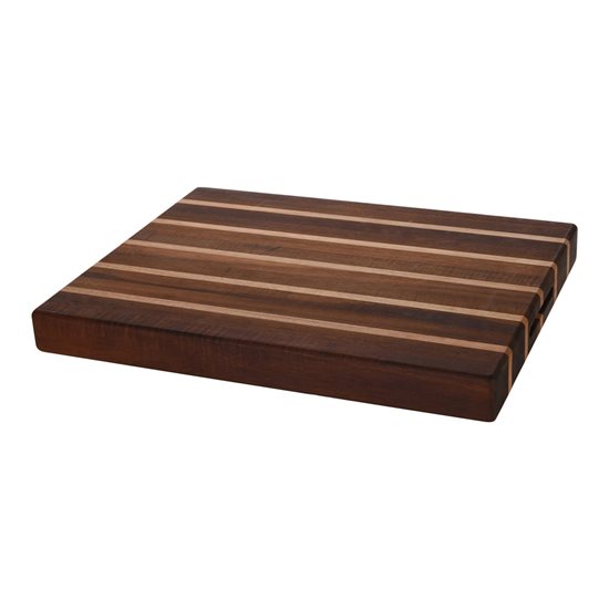 Rectangular chopping board, acacia and rubber wood, 40 × 30 cm, "Rockingham Forest" - Grunwerg