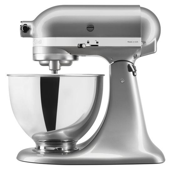 Mikser 4.3L, Model 95, "Metallic Chrome" rengi - KitchenAid markası