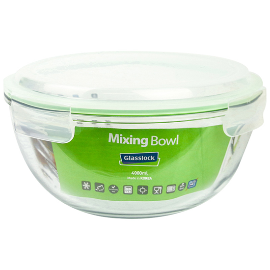 Bowl made from glass, 4 L - Glasslock