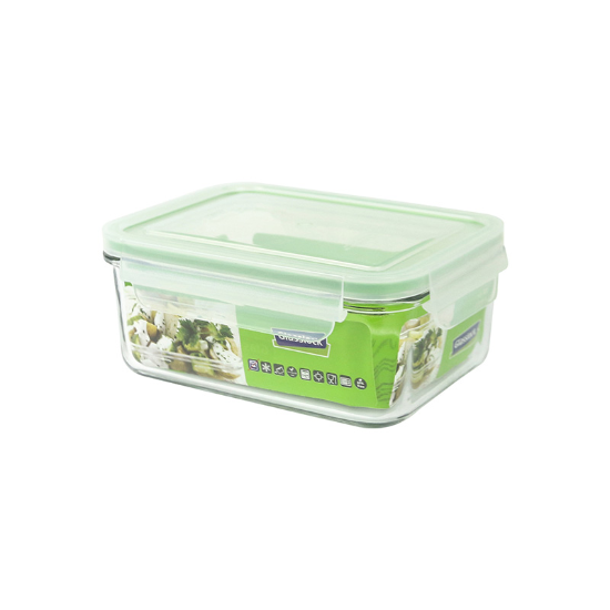 Food storage container, 1100 ml, made from glass - Glasslock