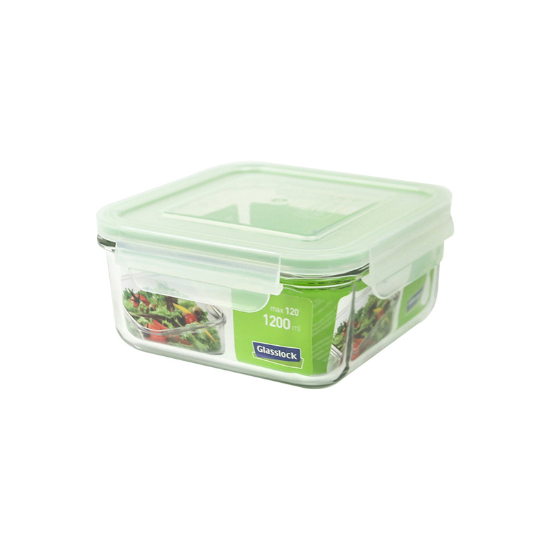 Food storage container, 1200 ml, made from glass - Glasslock