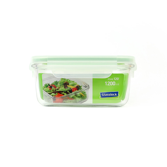 Food storage container, 1200 ml, made from glass - Glasslock