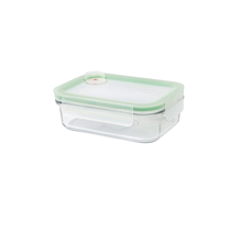 Food storage container, "Air Type" range, 400 ml, made from glass - Glasslock