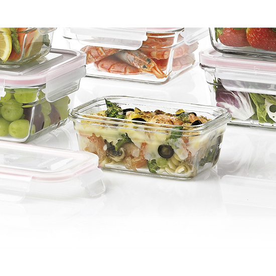 Food storage container, 485 ml, made from glass - Glasslock