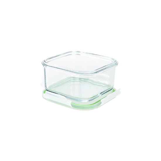 Förvaringsbehållare för livsmedel, 490 ml, tillverkad av glas - Glasslock