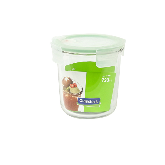 Food storage container, "Air Type" range, 720 ml, made from glass - Glasslock