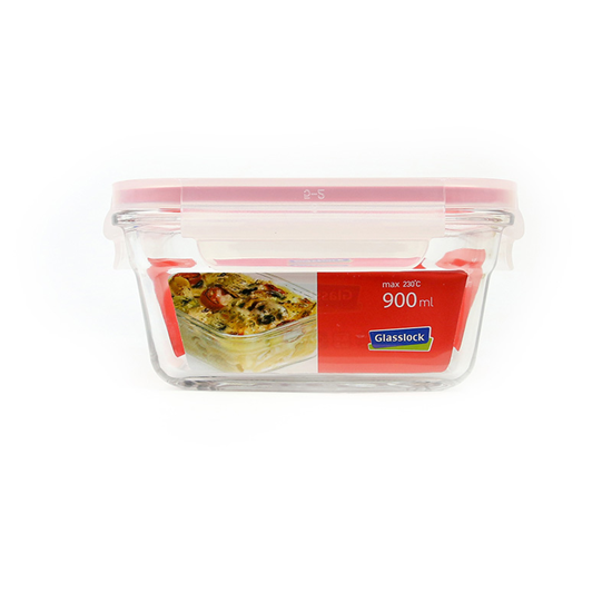 Food storage container, 900 ml, made from glass - Glasslock