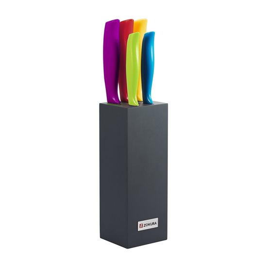 5-knife set with holder - Zokura