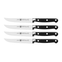 Steak knife set, 4 pieces, stainless steel, <<Professional S>> - Zwilling