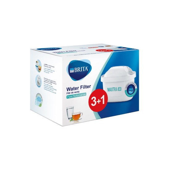Set of 3+1 BRITA "Pure Performance Maxtra+" filters