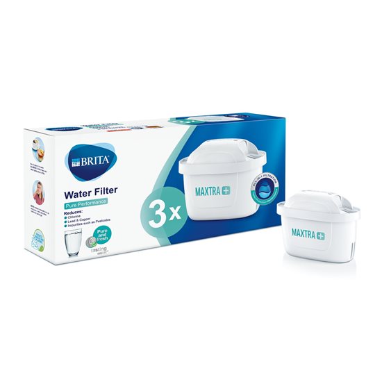 3 BRITA „Pure Performance Maxtra+“ filtrų rinkinys