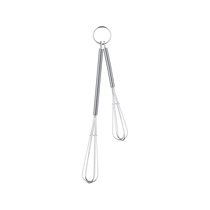Set of 2 mini whisks, stainless steel - Kitchen Craft