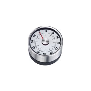 "Futura" mechanical timer, stainless steel - Westmark