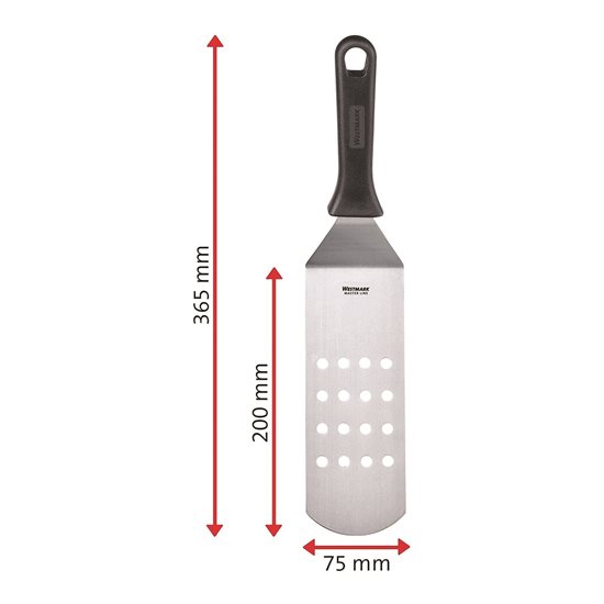 "Master Line" perforált spatula, 20 x 7,5 cm, rozsdamentes acél - Westmark