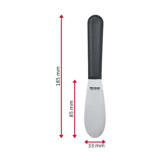 Cuchillo para mantequilla, "Master Line", 8,5 x 3,3 cm, acero inoxidable - Westmark