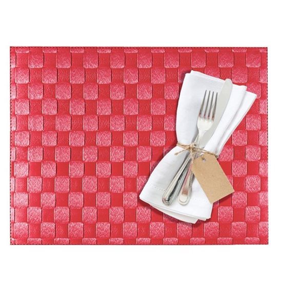 "Classic 101" placemat, 40 x 30 cm, ruby red - Saleen