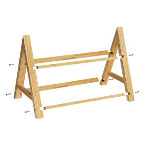 Mensola da portata a 2 livelli, 35,5 x 22 x 27 cm, ardesia - Westmark