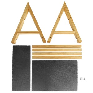 Mensola da portata a 2 livelli, 35,5 x 22 x 27 cm, ardesia - Westmark
