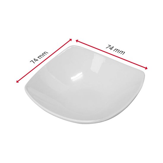 Set of 4 square bowls, 7.4 cm, ceramics - Westmark