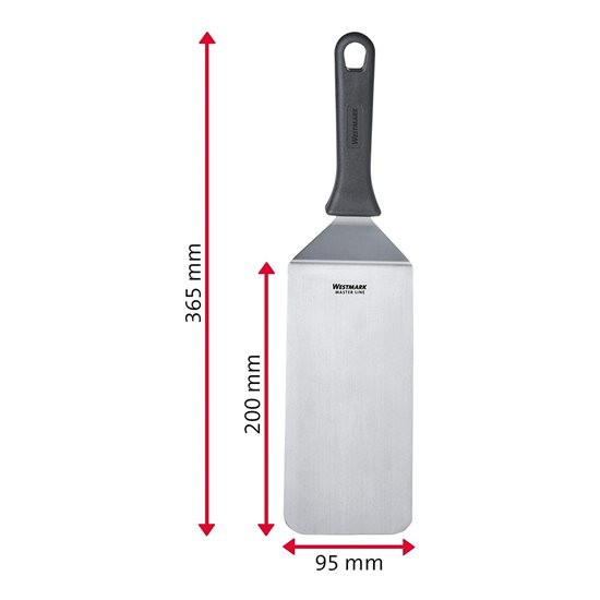 "Master Line" spatula, 20 x 9.5 cm, stainless steel - Westmark