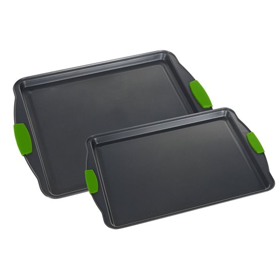 Комплект от 2 незалепващи тави за печене, въглеродна стомана - марка Calve