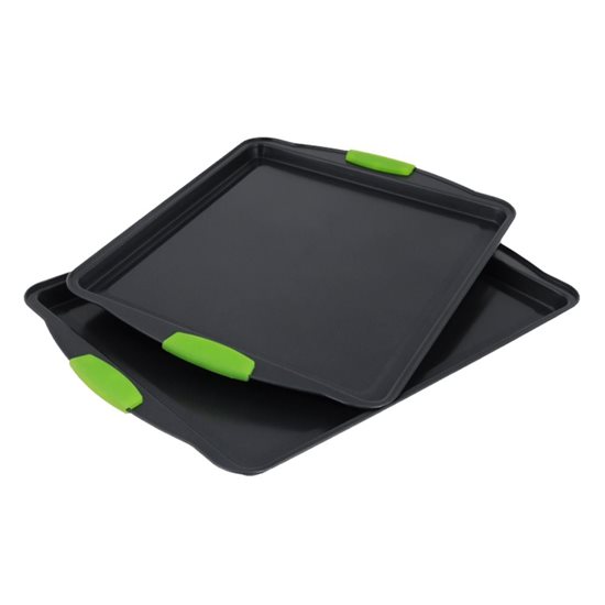 Set of 2 non-stick baking trays, carbon steel - Calve brand