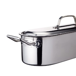 Fish poacher, stainless steel, 45.5 x 15 cm - Kitchen Craft