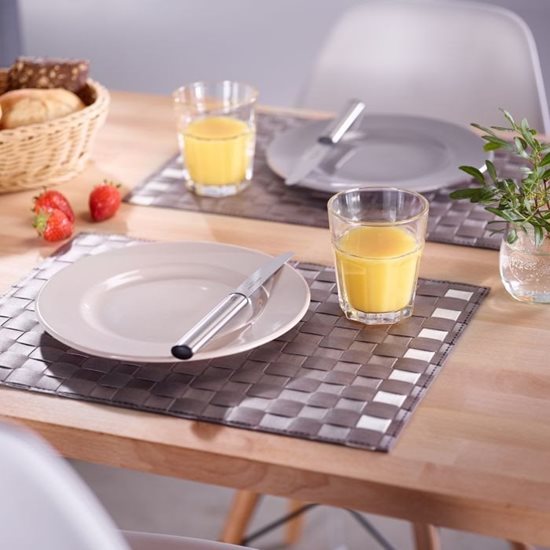 "Simplicity" placemat, 40 x 30 cm, taupe/sahara - Saleen