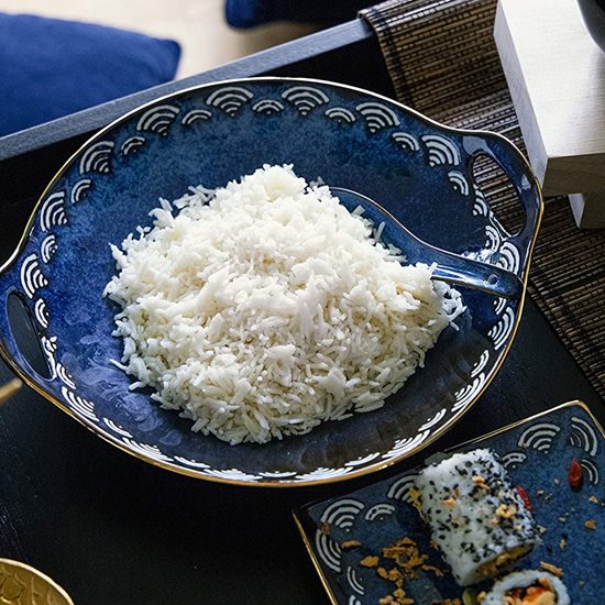 Satori bowl for serving food, with handles, porcelain, 28 cm - Mikasa