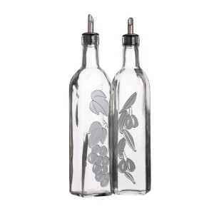 Sett ta' 2 dispensers taż-żejt u l-ħall mill-firxa "World of Flavours" - Kitchen Craft