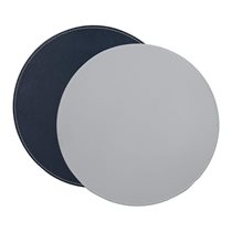 Set of 4 tableware supports, 29 cm, synthetic leather, gray/blue - by Kitchen Craft