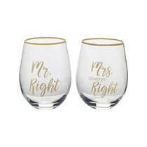 Set of 2 Mikasa wine glasses, 468 ml - by Kitchen Craft