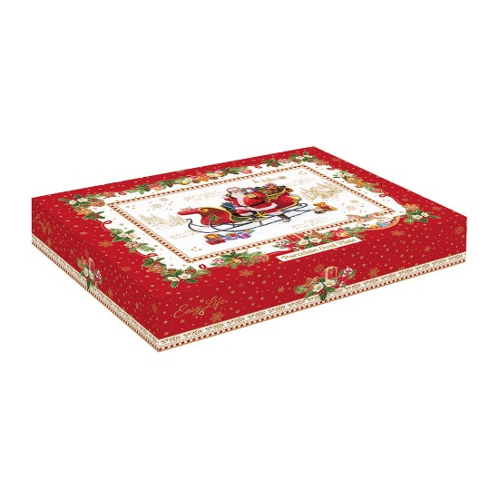 Oválný tác, 25 x 17 cm, "CHRISTMAS MEMORIES", porcelán - značka Nuova R2S