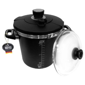 Pressure cooker, aluminju, 24cm/7L, induzzjoni - AMT Gastroguss