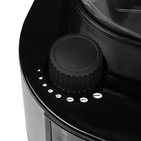 Coffee maker with coffee grinder, 1050 W, 1.5 L, Roma, Black - Princess