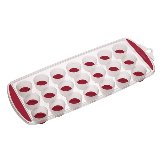 Zásobník na ledové kostky, 28 x 12 cm, silikonový, červený - Kitchen Craft