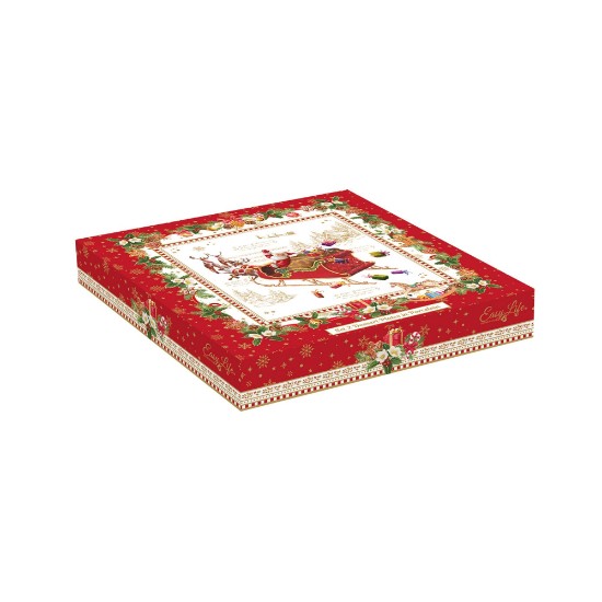 2 db desszert tányér készlet, "CHRISTMAS MEMORIES", 20 cm, porcelán - Nuova R2S márka